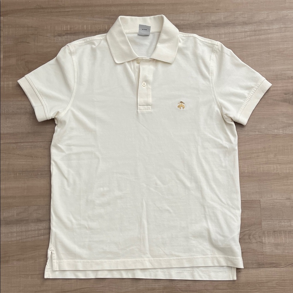 Brook brothers Men's Cream Polo Shirt